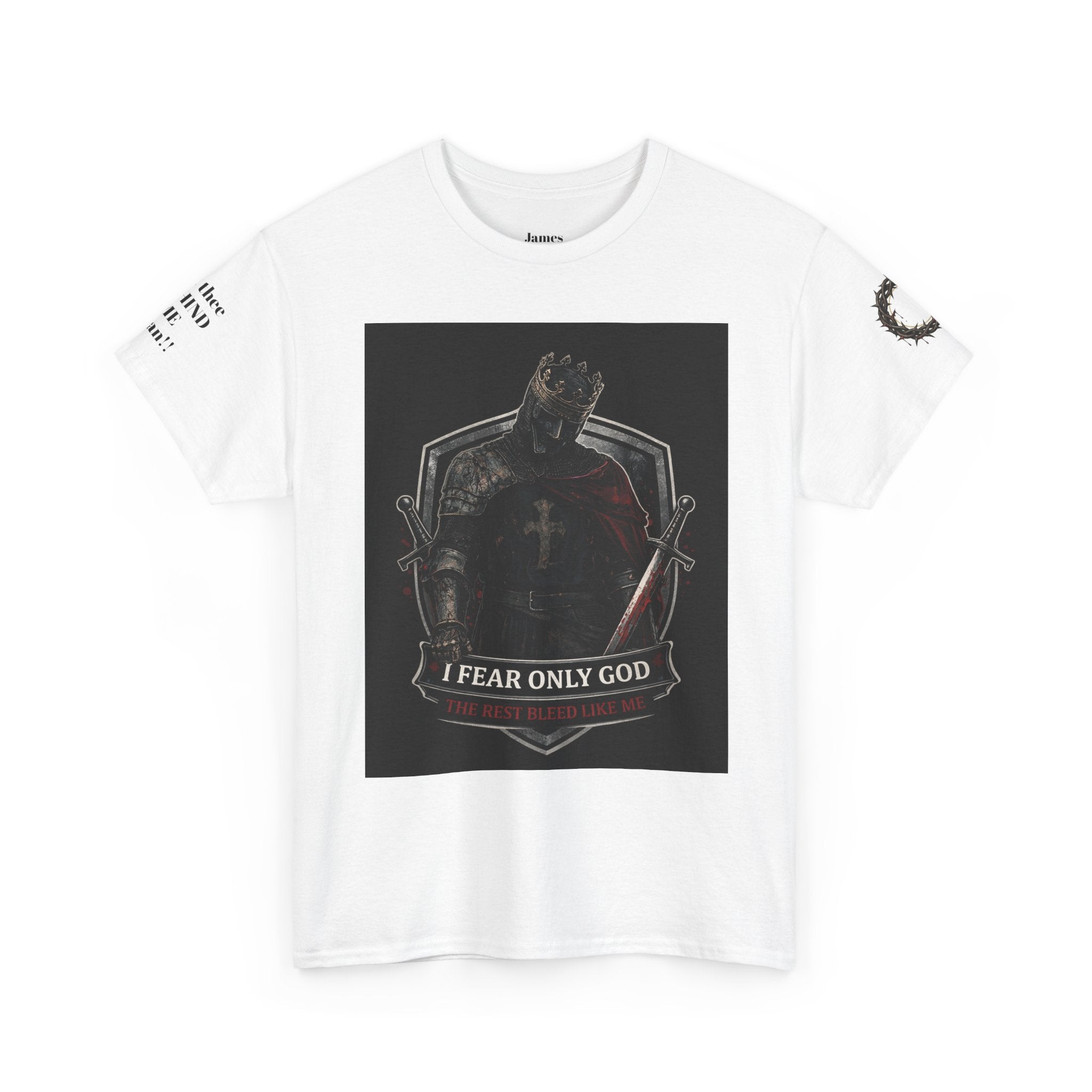 Fear Only God T-Shirt — Steadfast Valor Co. Knight Graphic Tee
