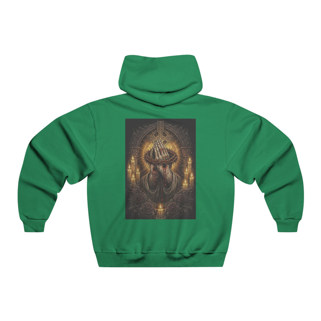 Hoodie — Gothic Jesus praying Southpaw Graphic Pullover