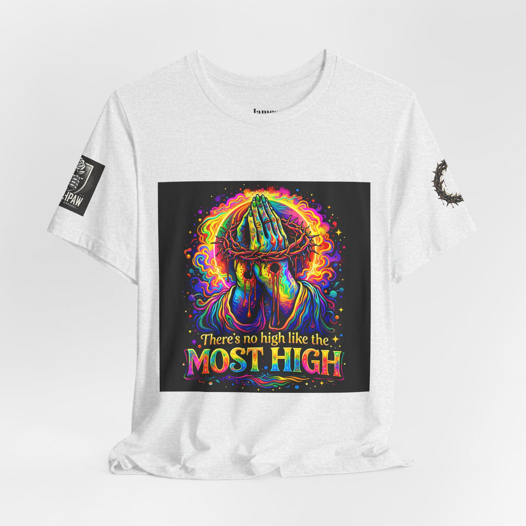 Psychedelic Jesus T‑Shirt – "There's No High Like the Most High" Graphic Tee