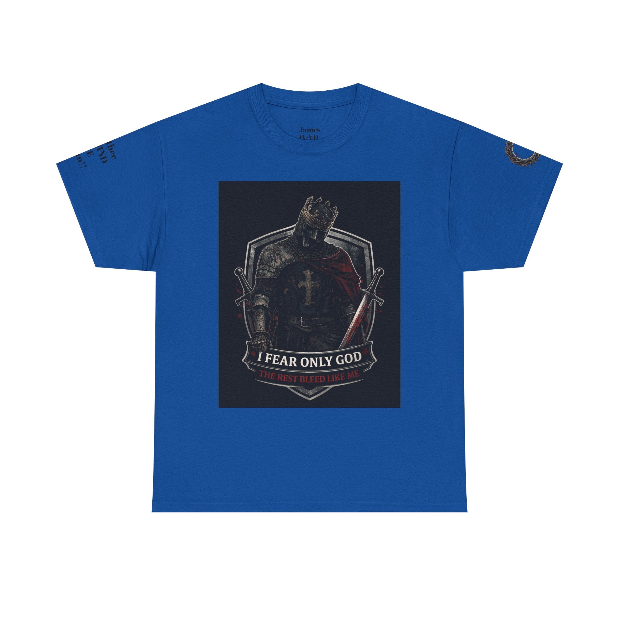 Fear Only God T-Shirt — Steadfast Valor Co. Knight Graphic Tee