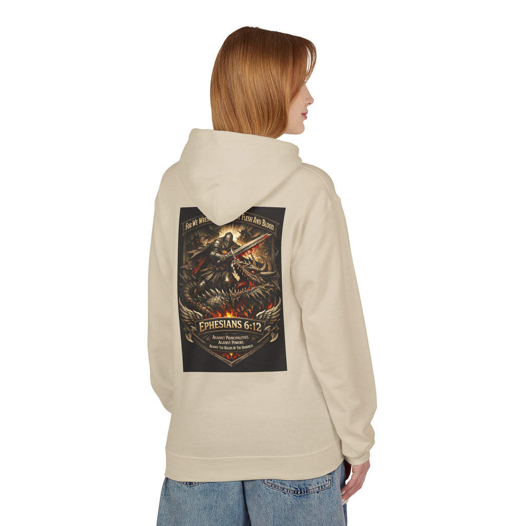 Christian Warrior Hoodie — "Stand Firm" Ephesians 6:12 Inspirational Gospel Hoodie