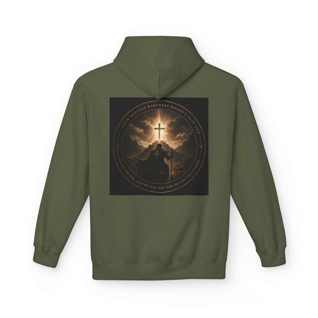 Christian Cross Hoodie — 'Stand by the Word' Inspirational Faith Sweatshirt