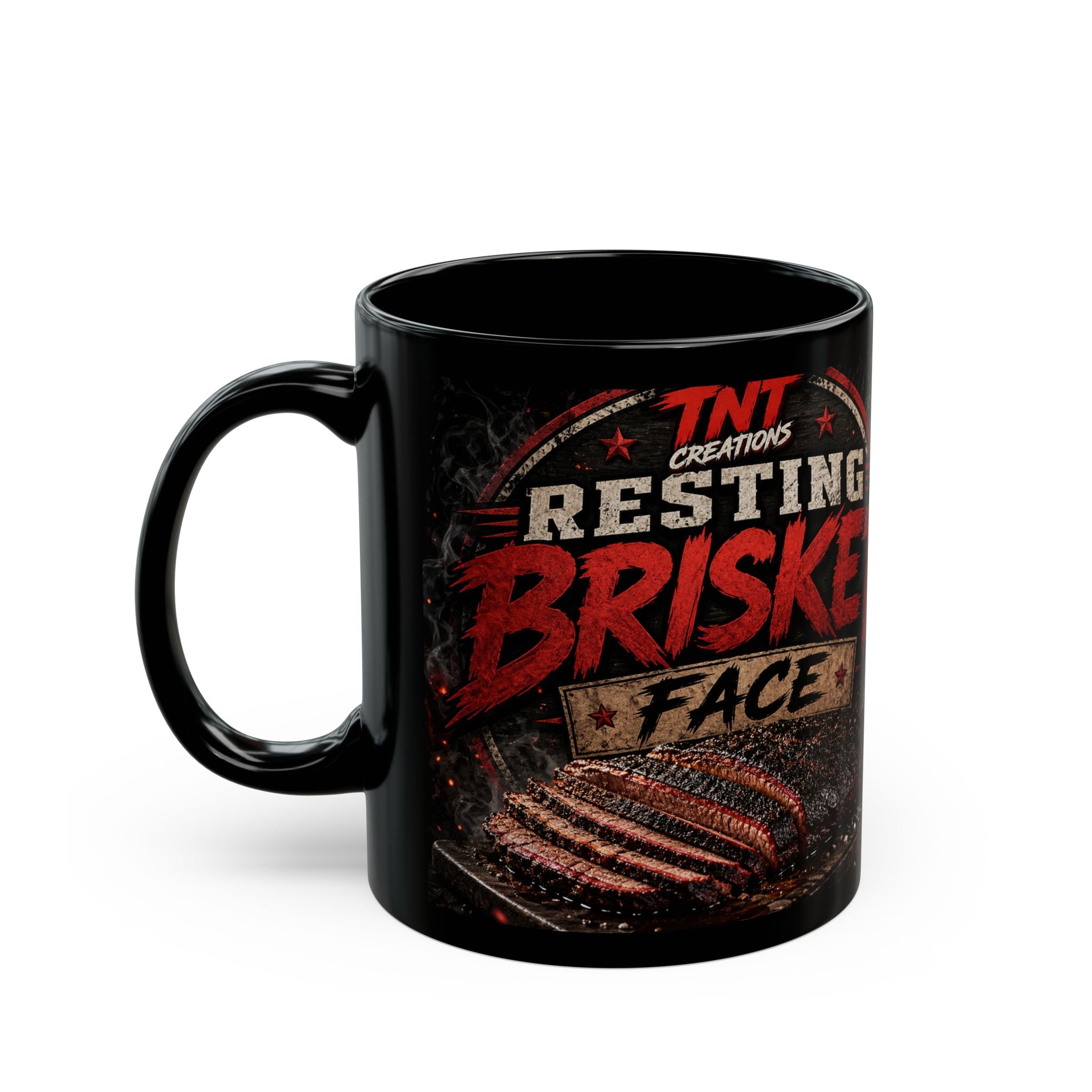 TNT Creations Black Logo Mug — 11oz/15oz Coffee Cup
