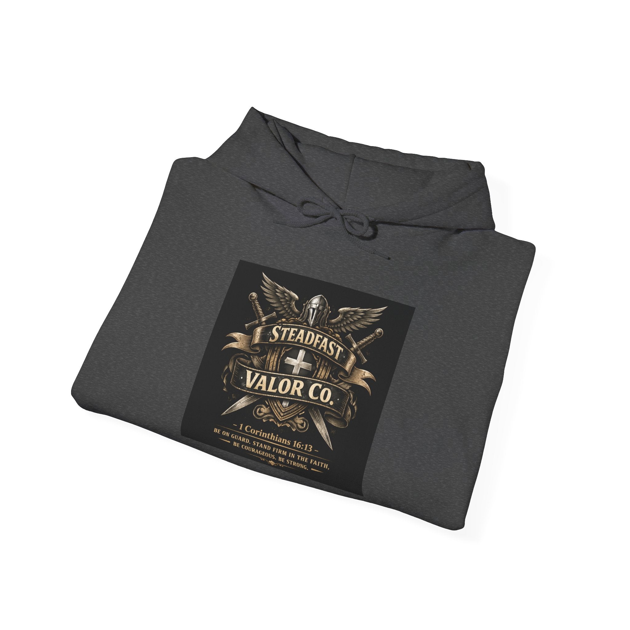 Steadfast Valor Co. Vintage Military Logo Hoodie