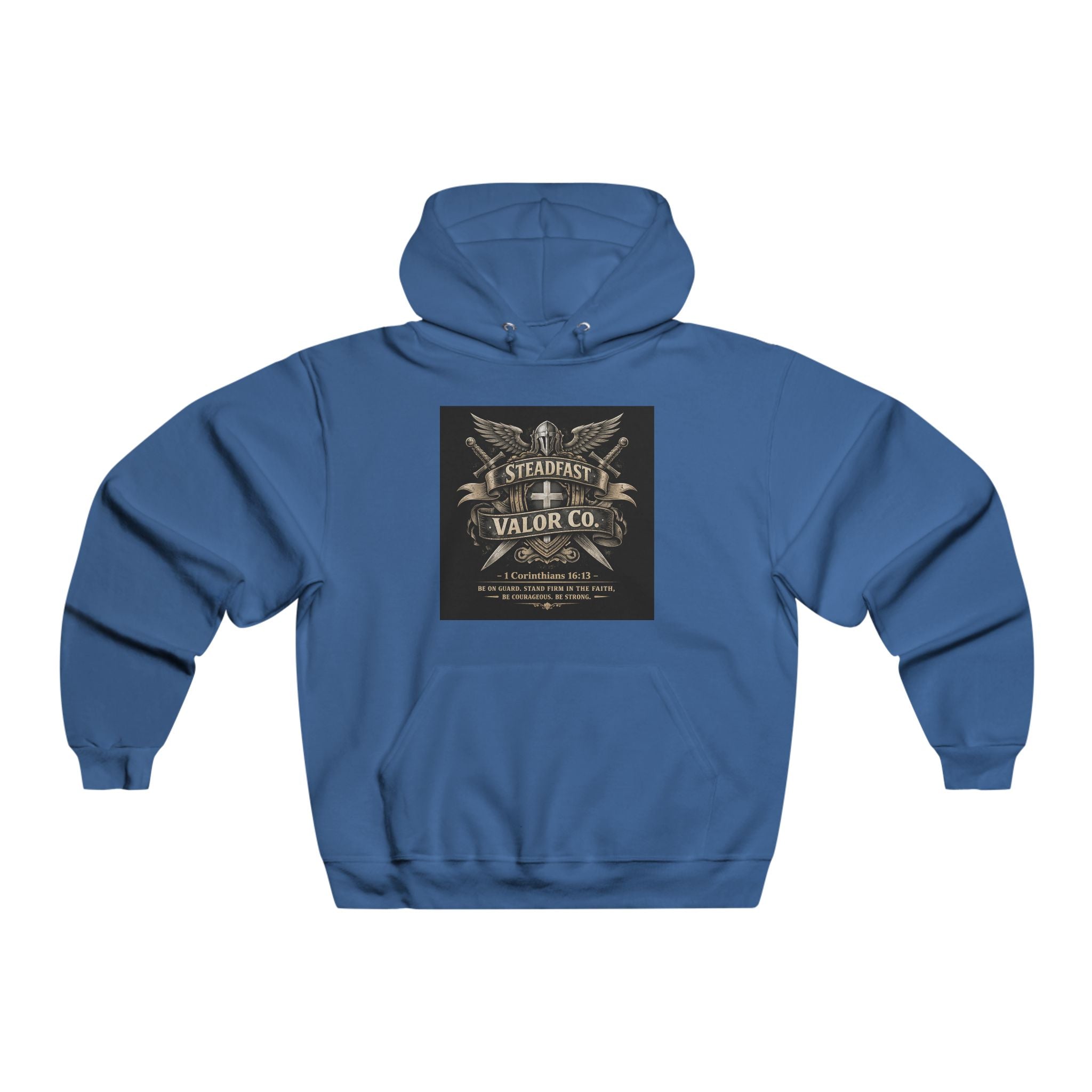 Hoodie — don't fear the darkness Graphic Pullover with Mystic Rose & Mountain Back Print