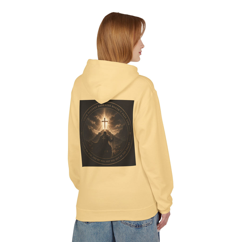 Christian Cross Hoodie — 'Stand by the Word' Inspirational Faith Sweatshirt