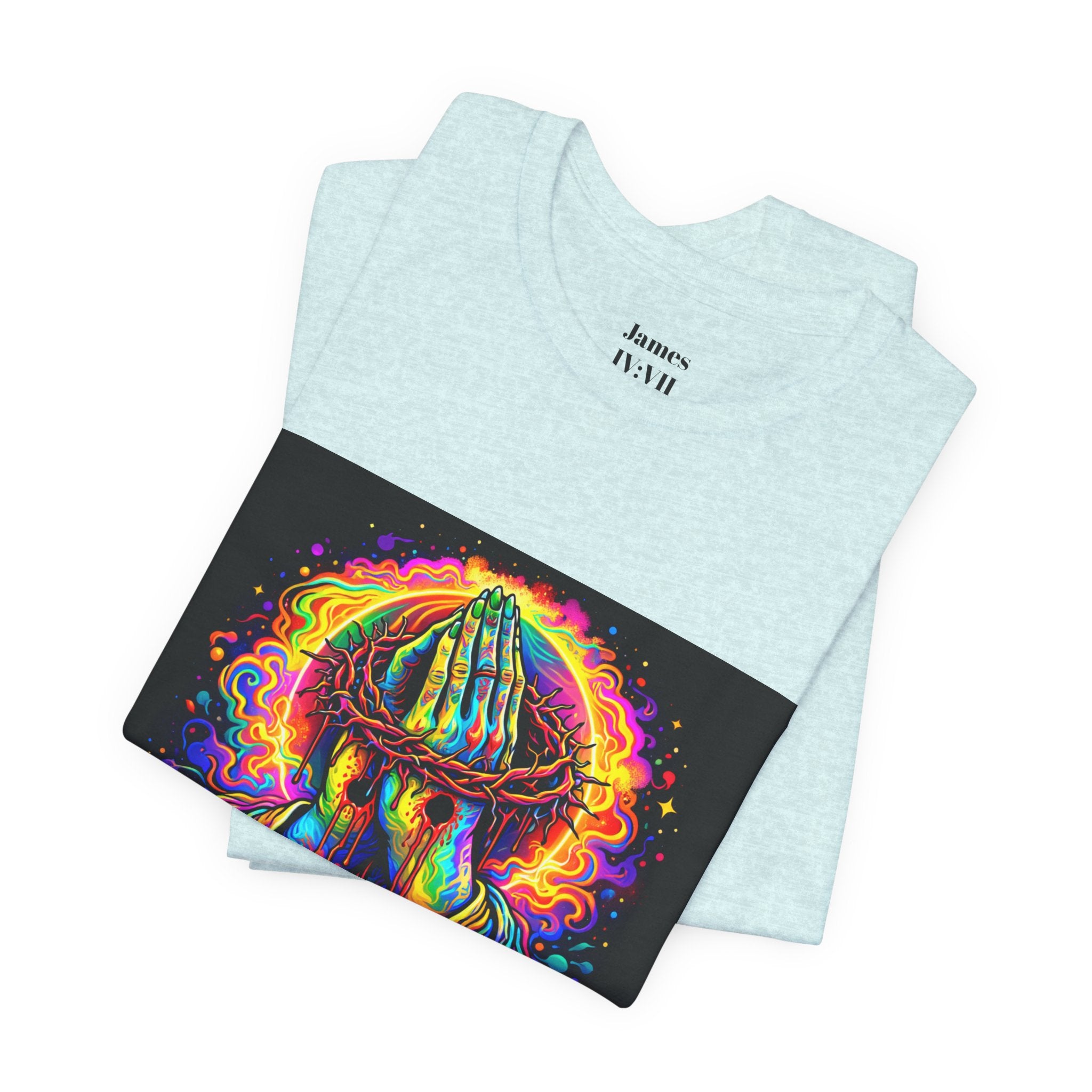 Psychedelic Jesus T‑Shirt – "There's No High Like the Most High" Graphic Tee