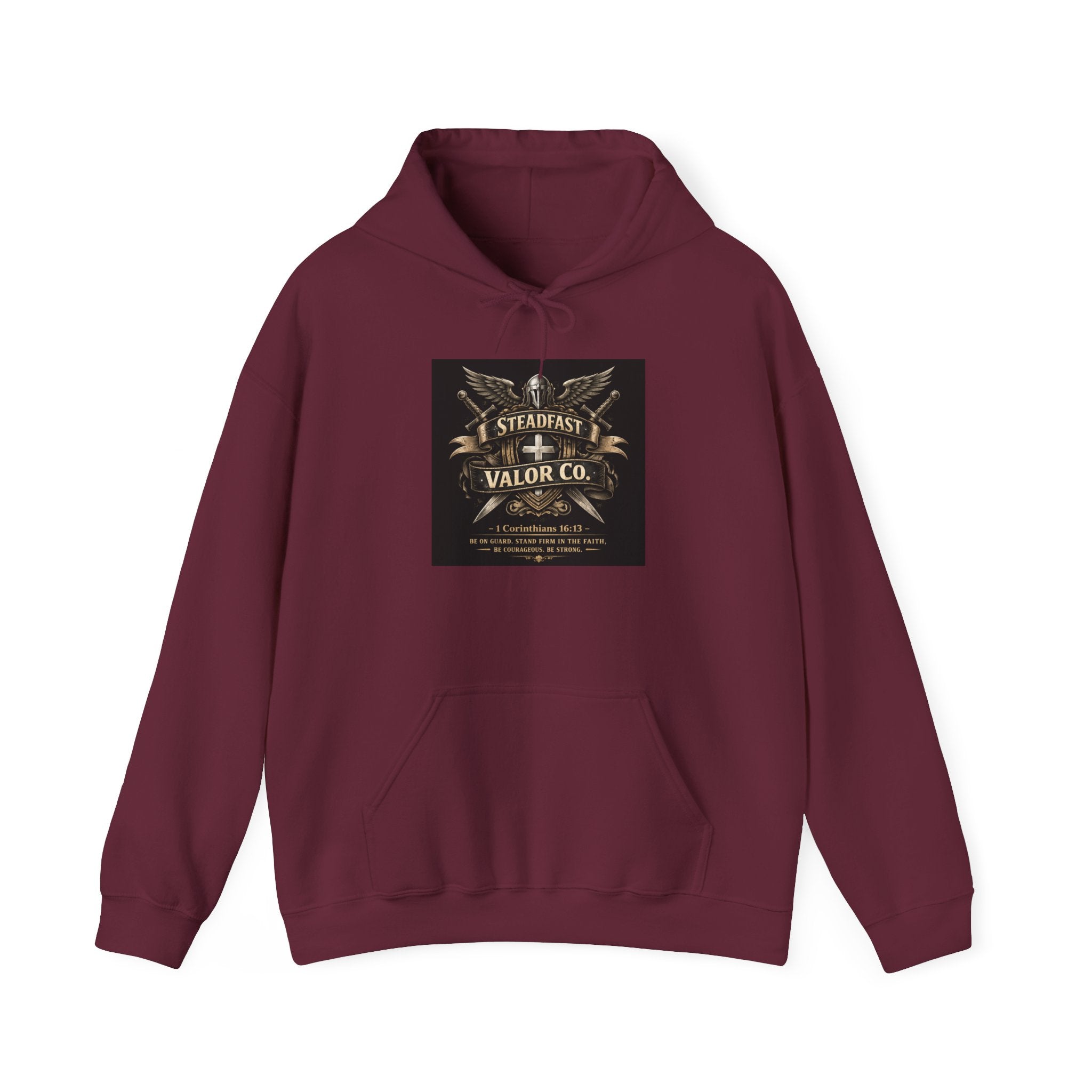 Steadfast Valor Co. Vintage Military Logo Hoodie