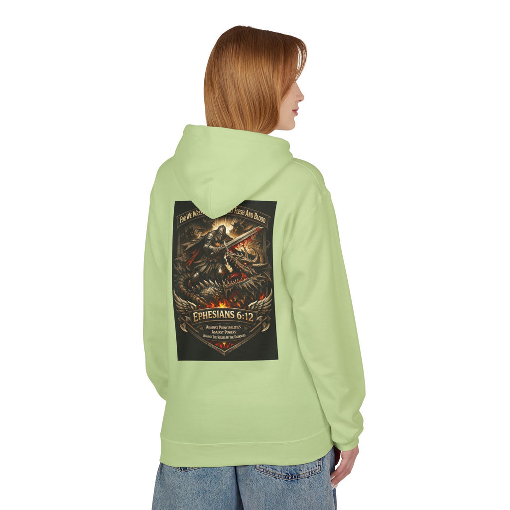 Christian Warrior Hoodie — "Stand Firm" Ephesians 6:12 Inspirational Gospel Hoodie