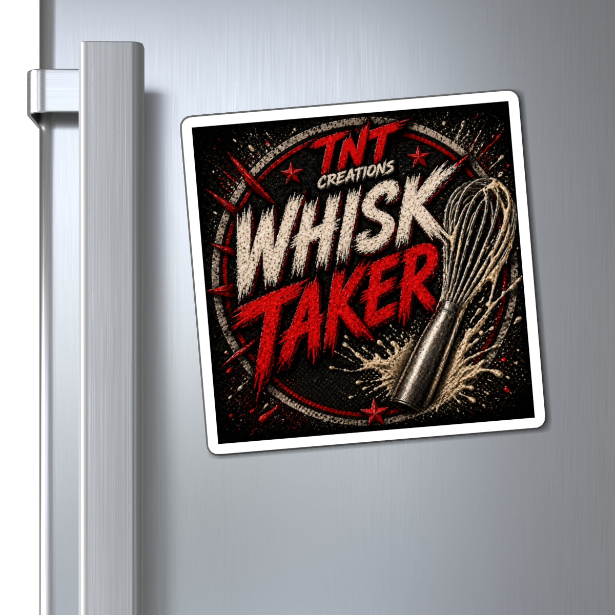 Whisk Taker Magnet – Funny Baker Kitchen Refrigerator Decor
