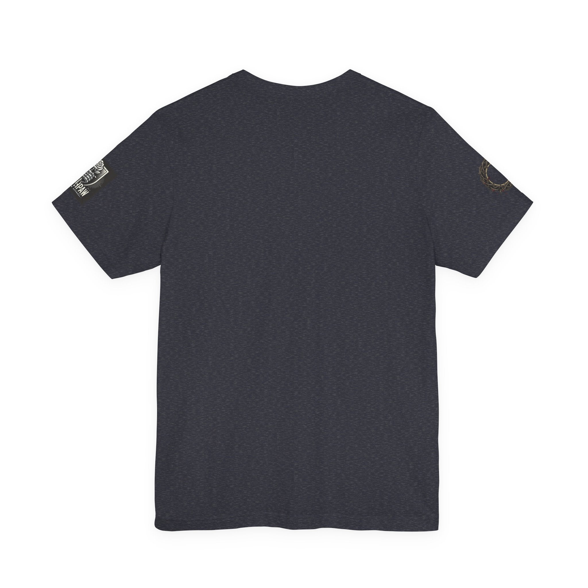 Do Not Fear the Darkness Graphic Tee — 'James IV:VII' Hooded Figure Shirt