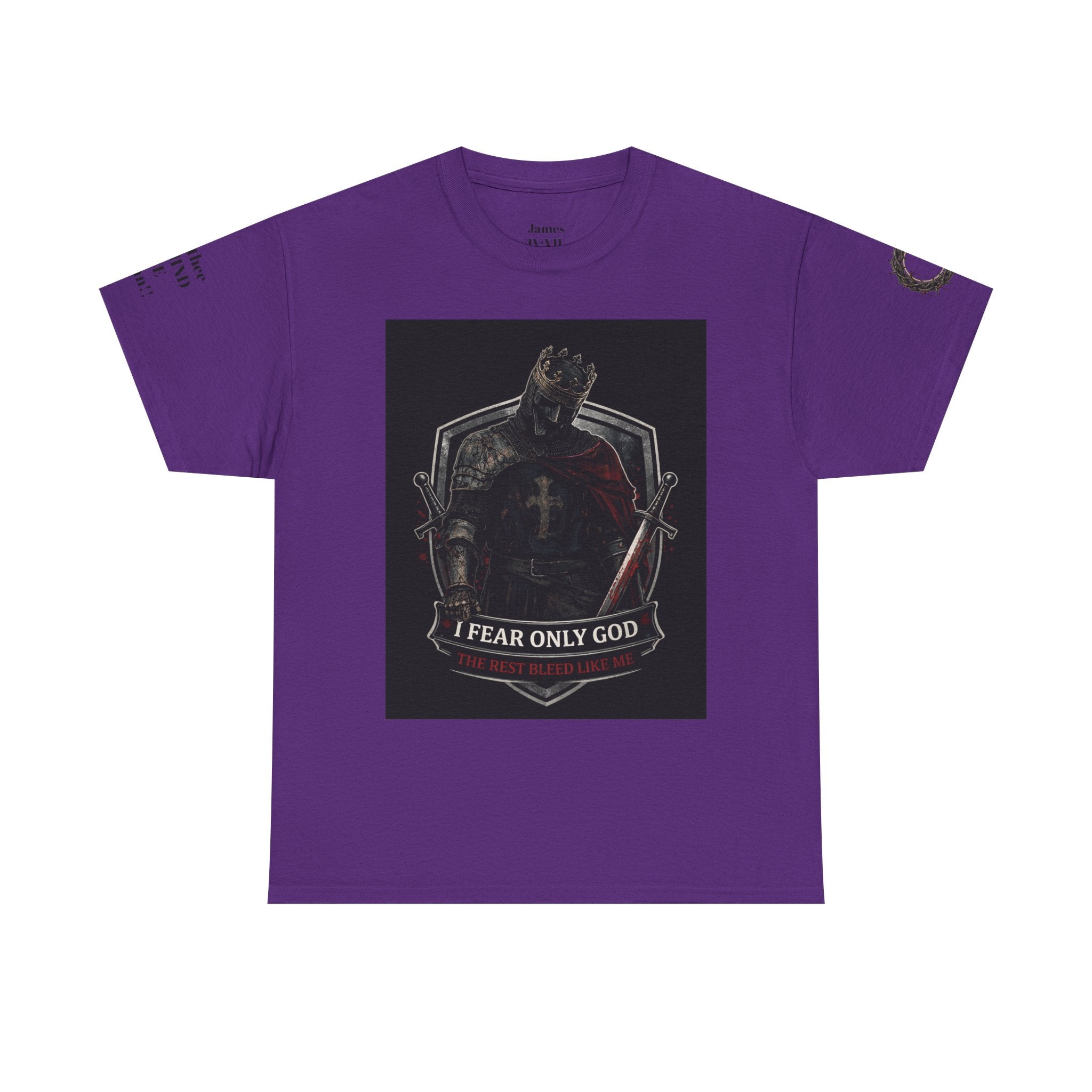 Fear Only God T-Shirt — Steadfast Valor Co. Knight Graphic Tee