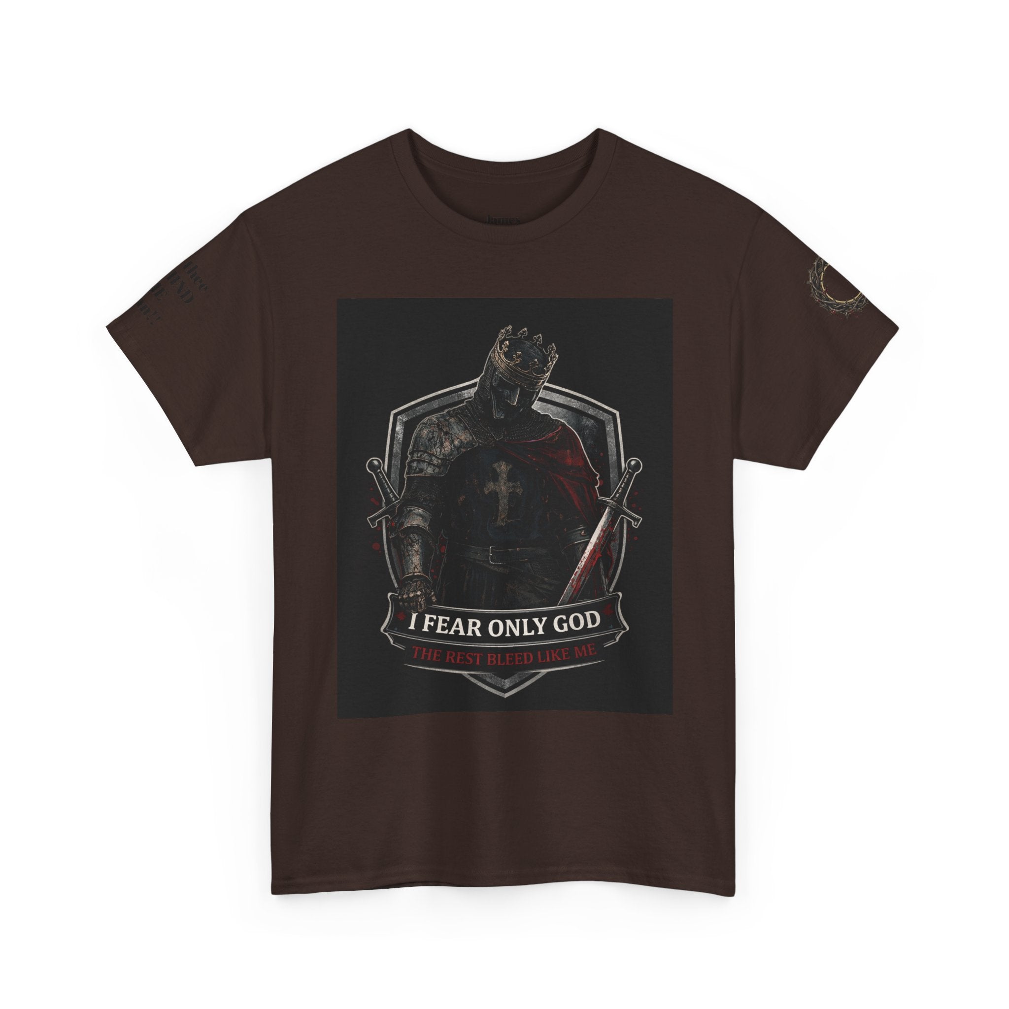 Fear Only God T-Shirt — Steadfast Valor Co. Knight Graphic Tee
