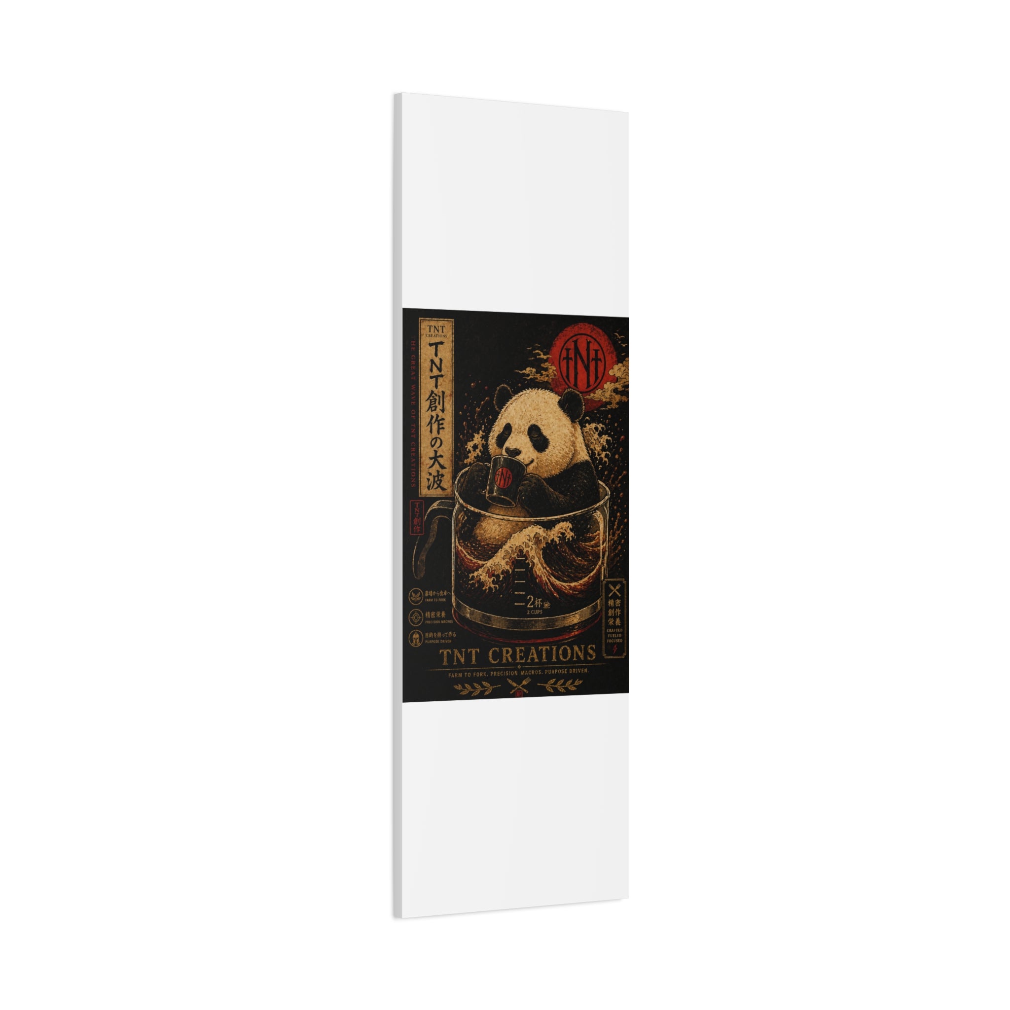 Panda Tea Canvas