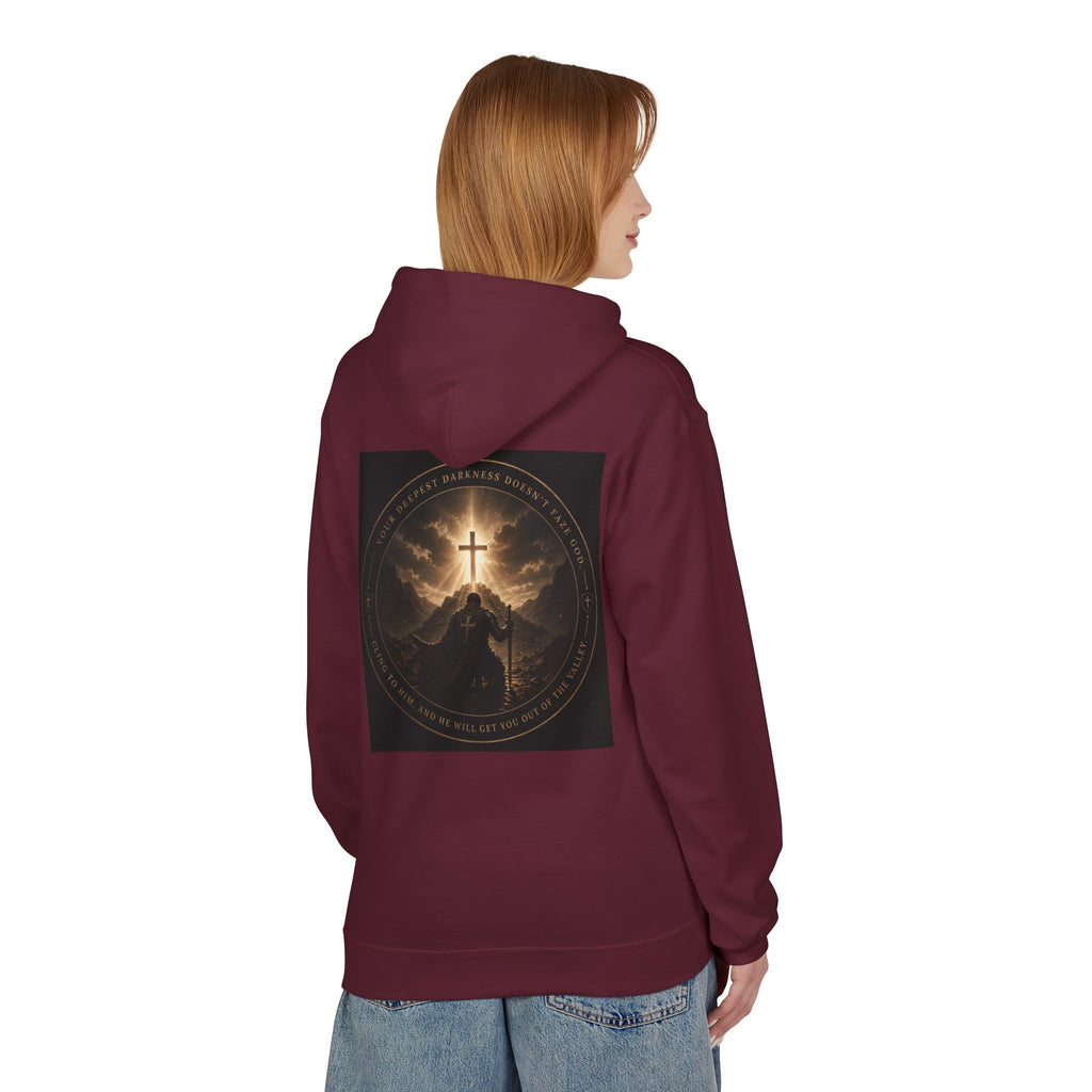 Christian Cross Hoodie — 'Stand by the Word' Inspirational Faith Sweatshirt
