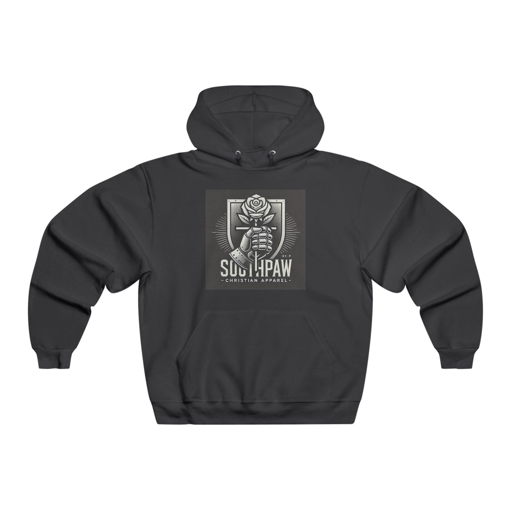 Hoodie — Gothic Jesus praying Southpaw Graphic Pullover