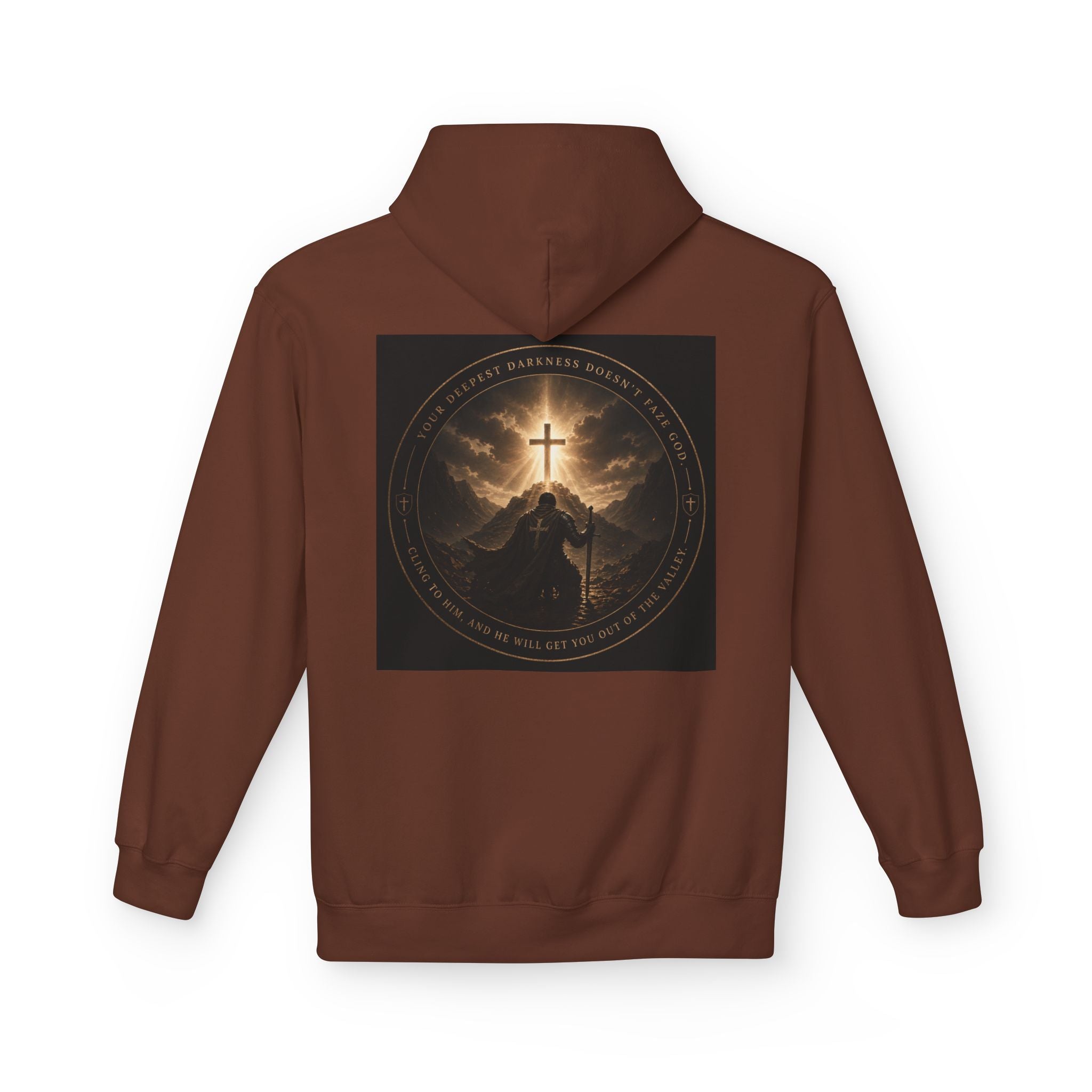 Christian Cross Hoodie — 'Stand by the Word' Inspirational Faith Sweatshirt