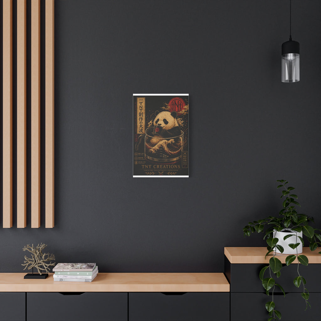 Panda Tea Canvas