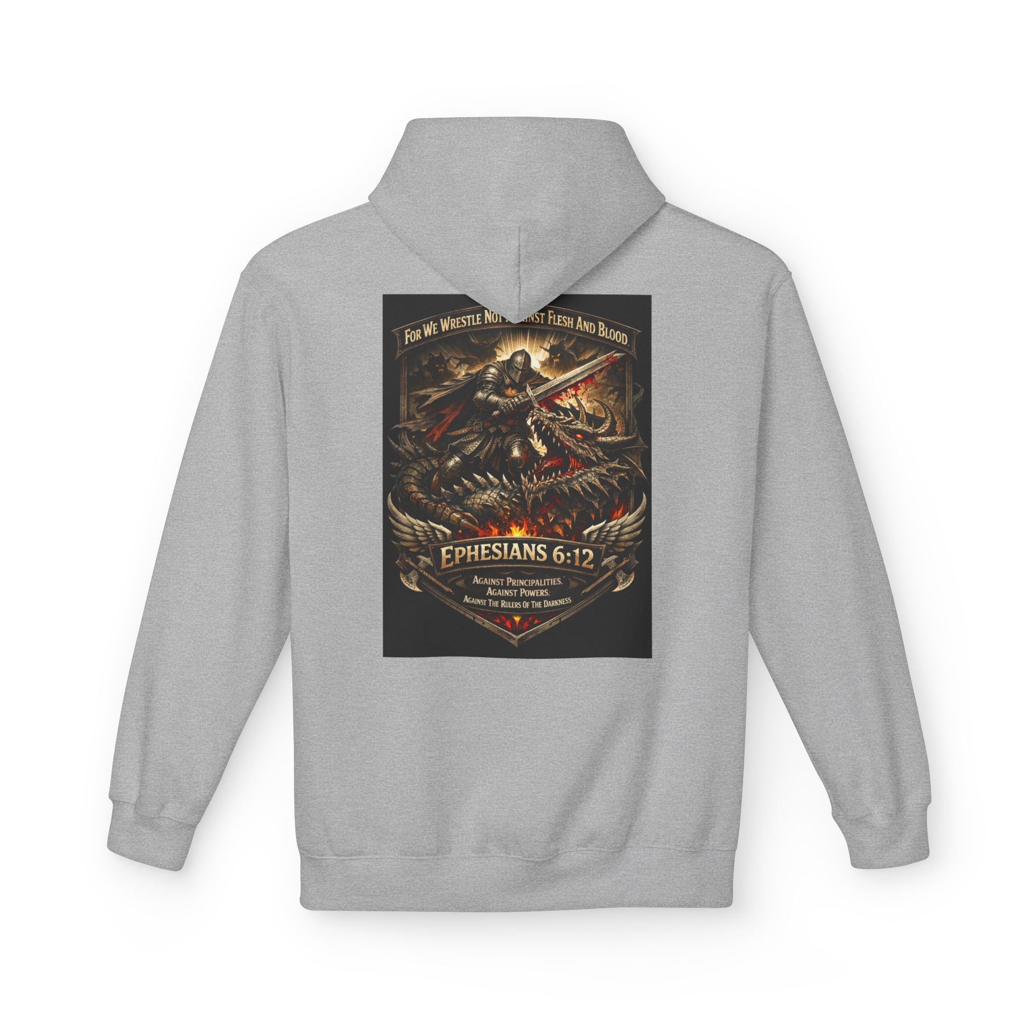 Christian Warrior Hoodie — "Stand Firm" Ephesians 6:12 Inspirational Gospel Hoodie