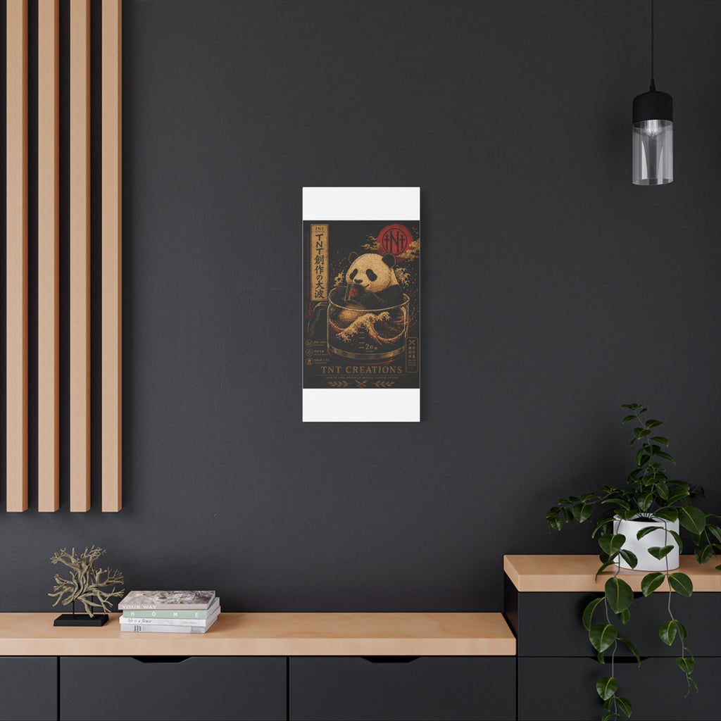 Panda Tea Canvas