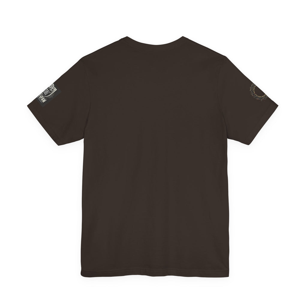 Do Not Fear the Darkness Graphic Tee — 'James IV:VII' Hooded Figure Shirt