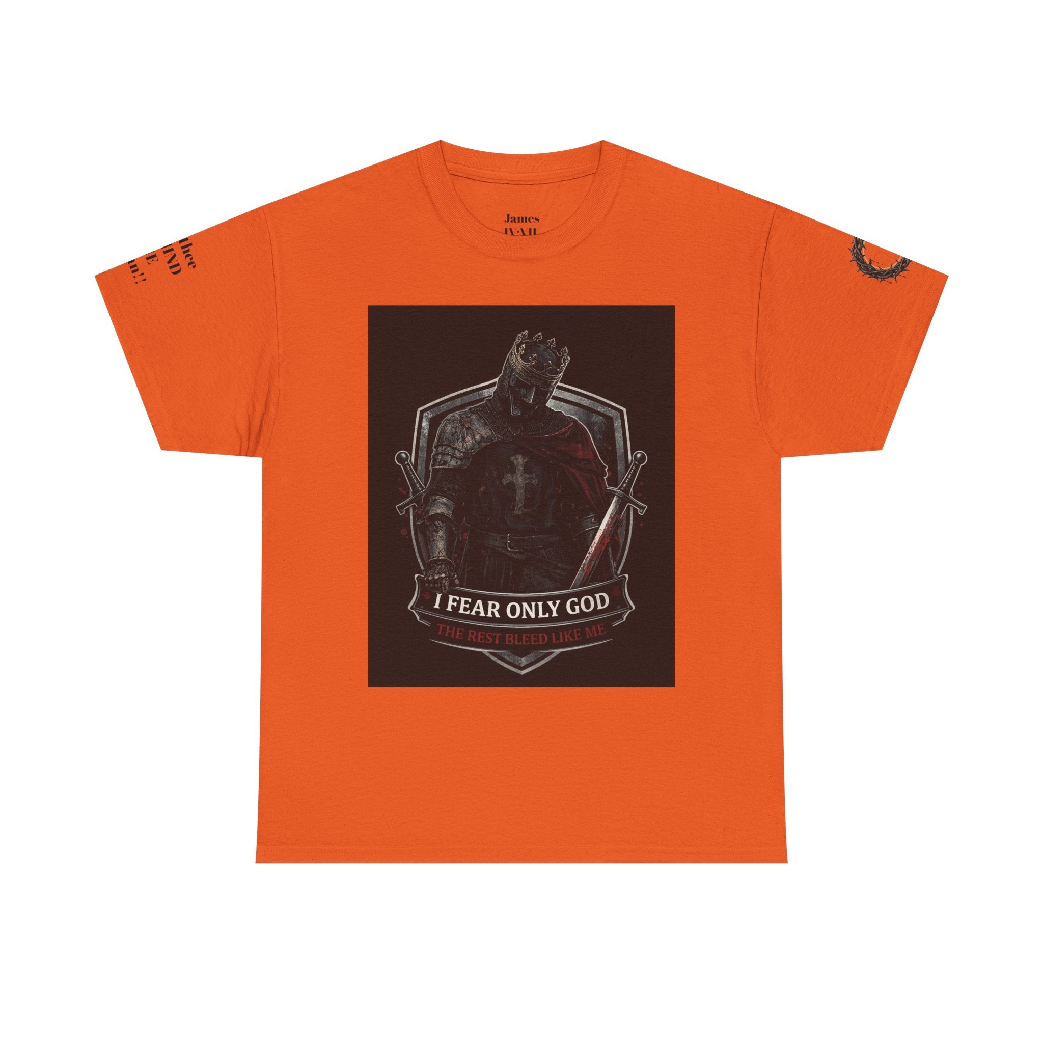 Fear Only God T-Shirt — Steadfast Valor Co. Knight Graphic Tee