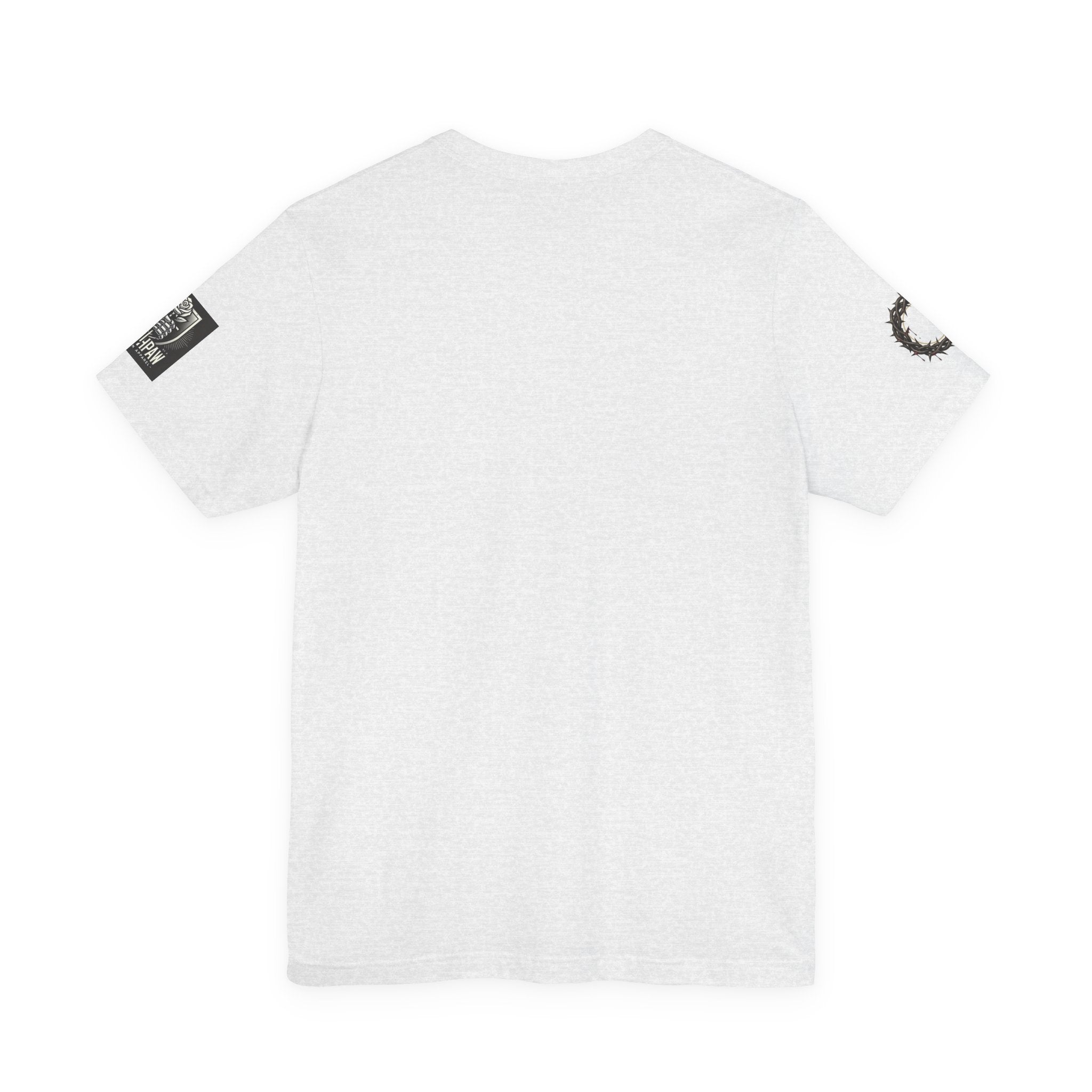 Do Not Fear the Darkness Graphic Tee — 'James IV:VII' Hooded Figure Shirt