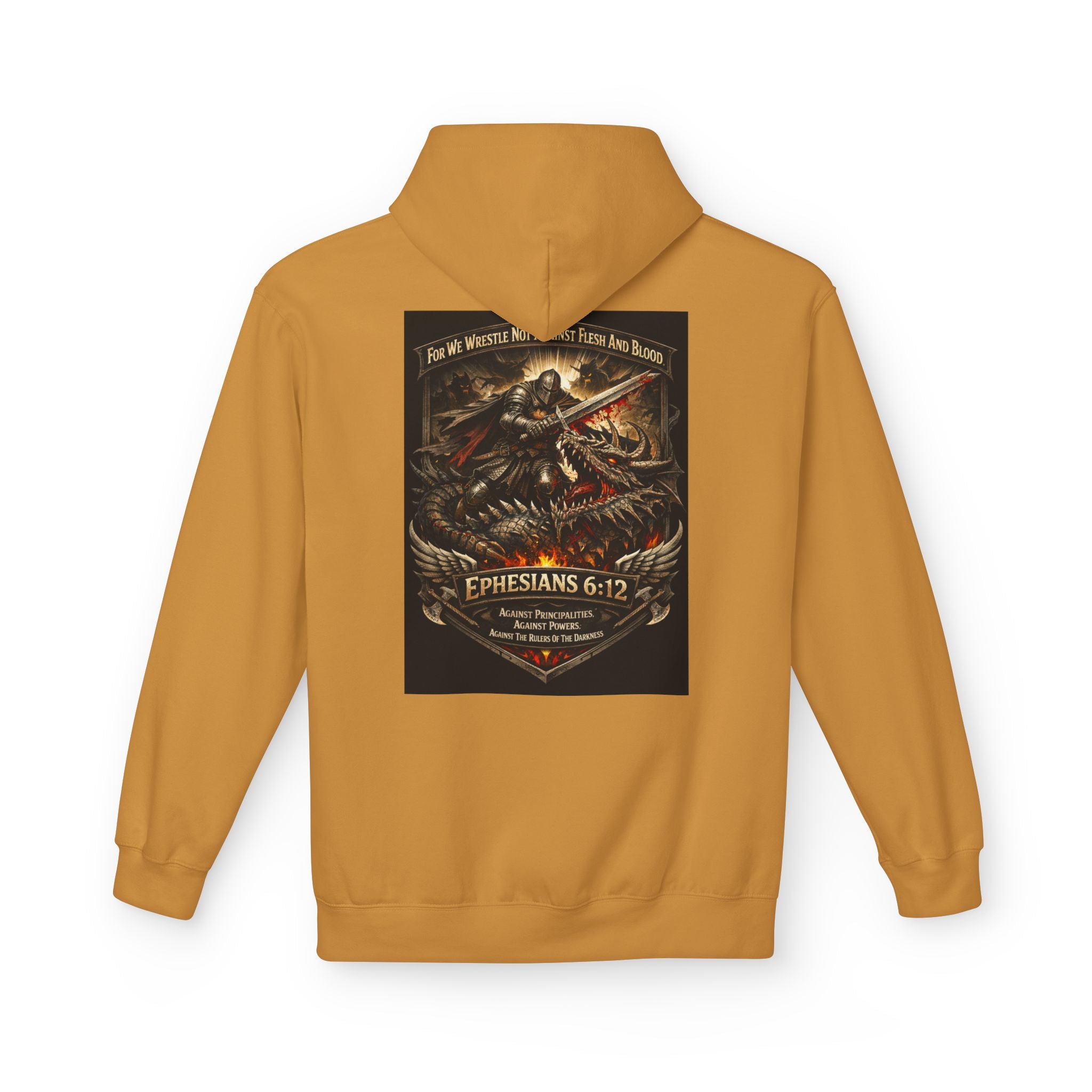 Christian Warrior Hoodie — "Stand Firm" Ephesians 6:12 Inspirational Gospel Hoodie
