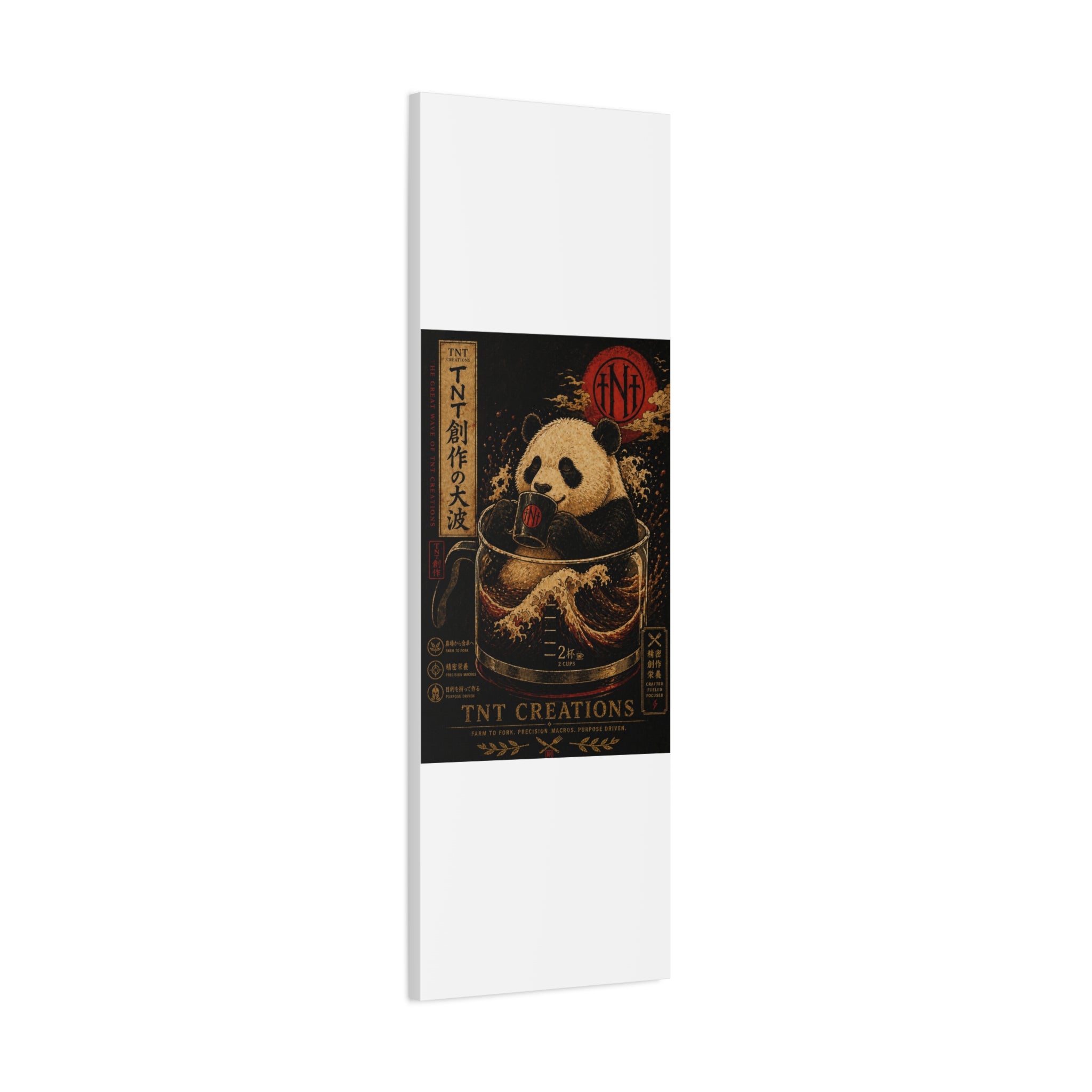 Panda Tea Canvas