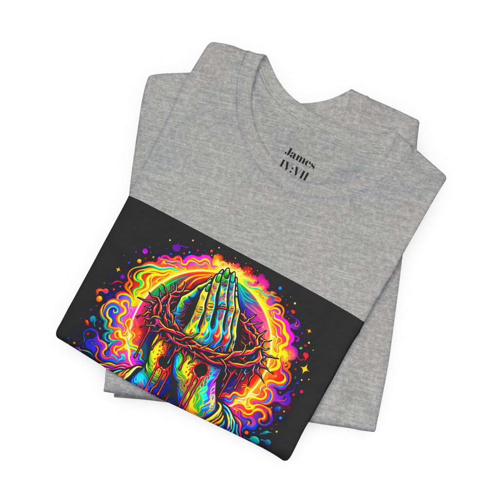 Psychedelic Jesus T‑Shirt – "There's No High Like the Most High" Graphic Tee