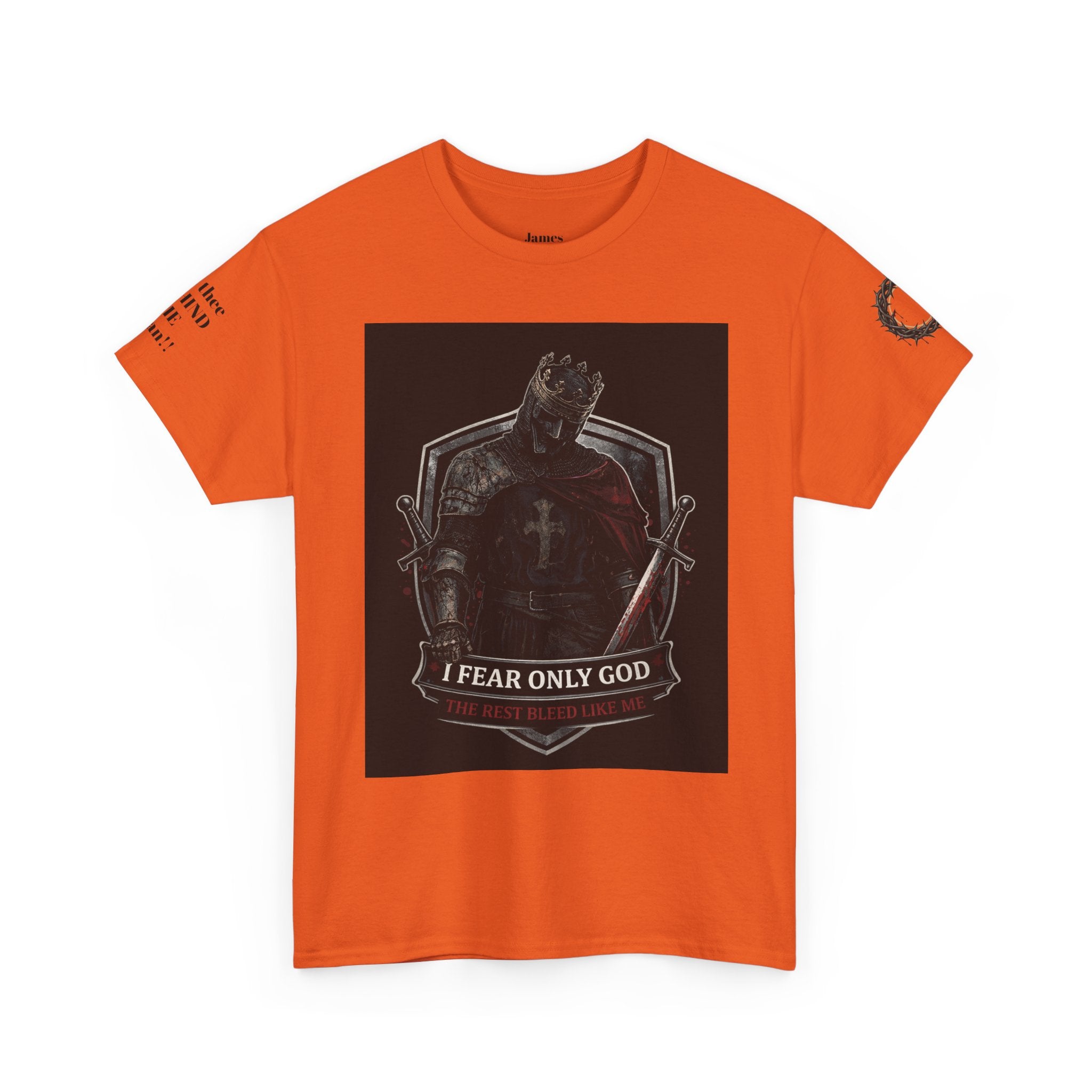 Fear Only God T-Shirt — Steadfast Valor Co. Knight Graphic Tee