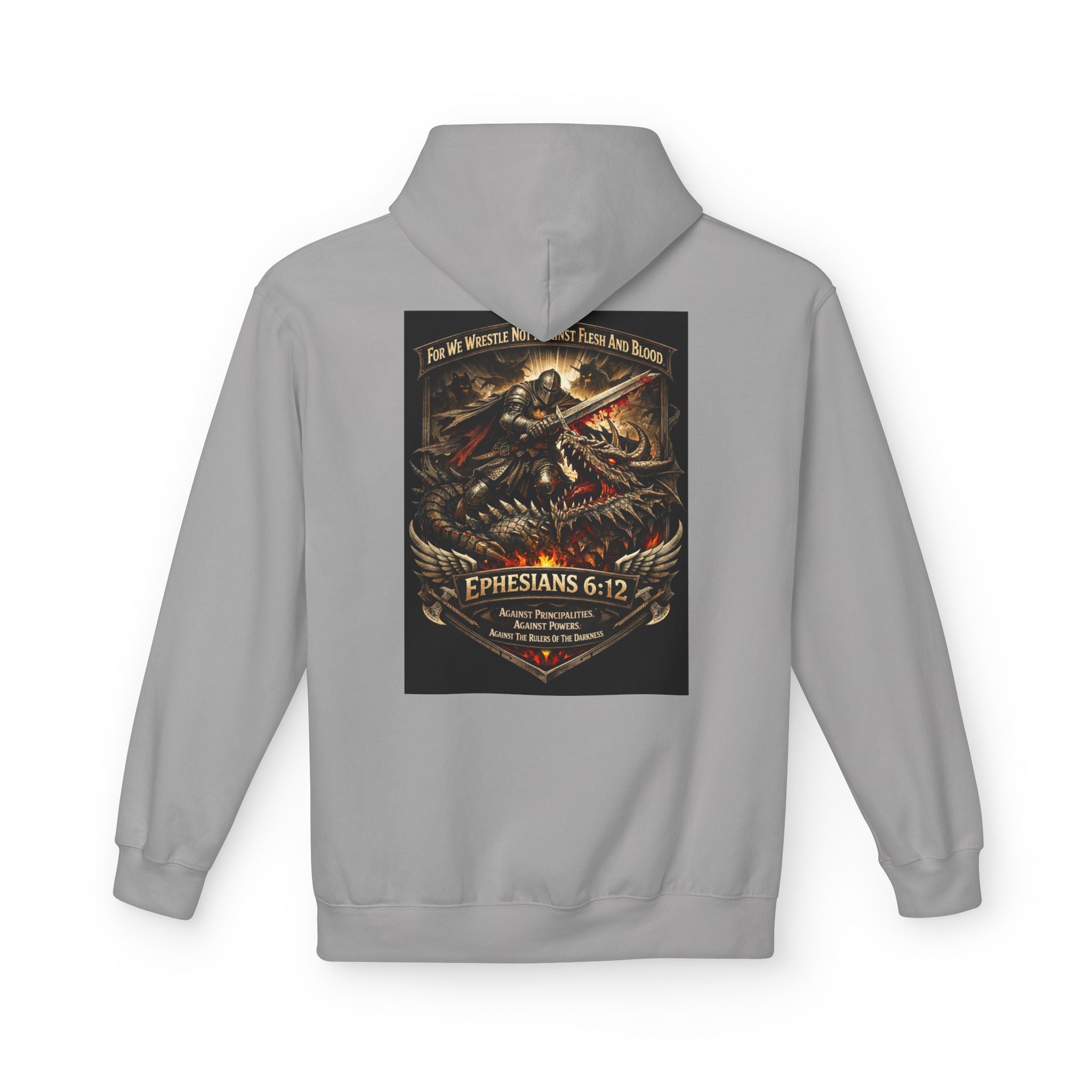 Christian Warrior Hoodie — "Stand Firm" Ephesians 6:12 Inspirational Gospel Hoodie