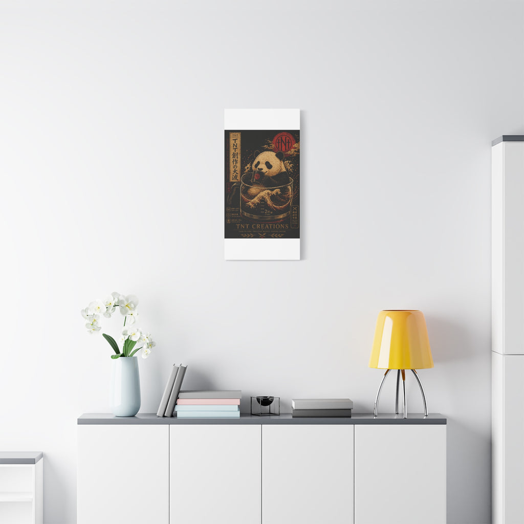 Panda Tea Canvas