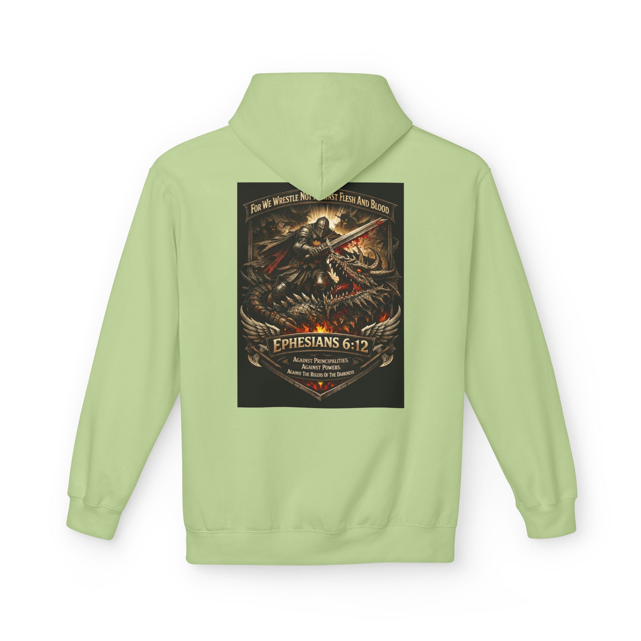 Christian Warrior Hoodie — "Stand Firm" Ephesians 6:12 Inspirational Gospel Hoodie
