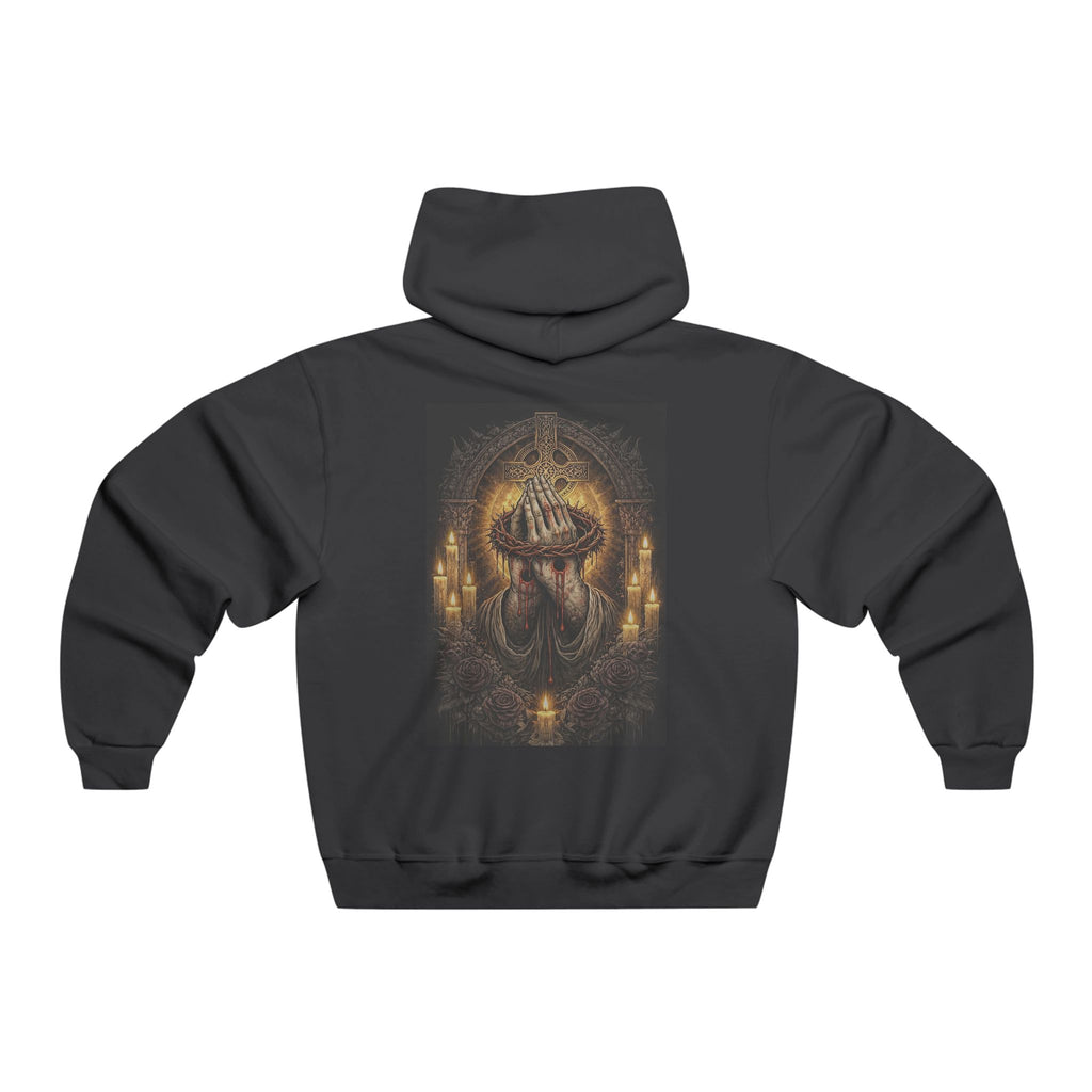 Hoodie Jesus praying  Graphic Pullover