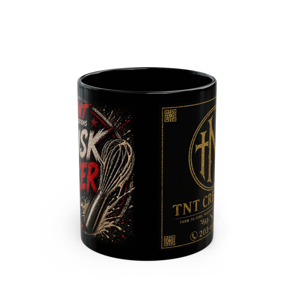 TNT Creations Black Logo Mug — 11oz/15oz Ceramic Coffee Cup