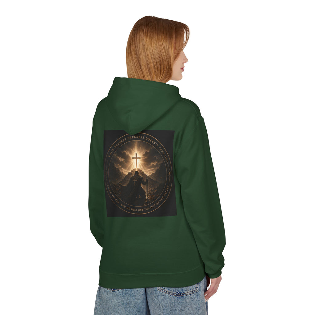 Christian Cross Hoodie — 'Stand by the Word' Inspirational Faith Sweatshirt