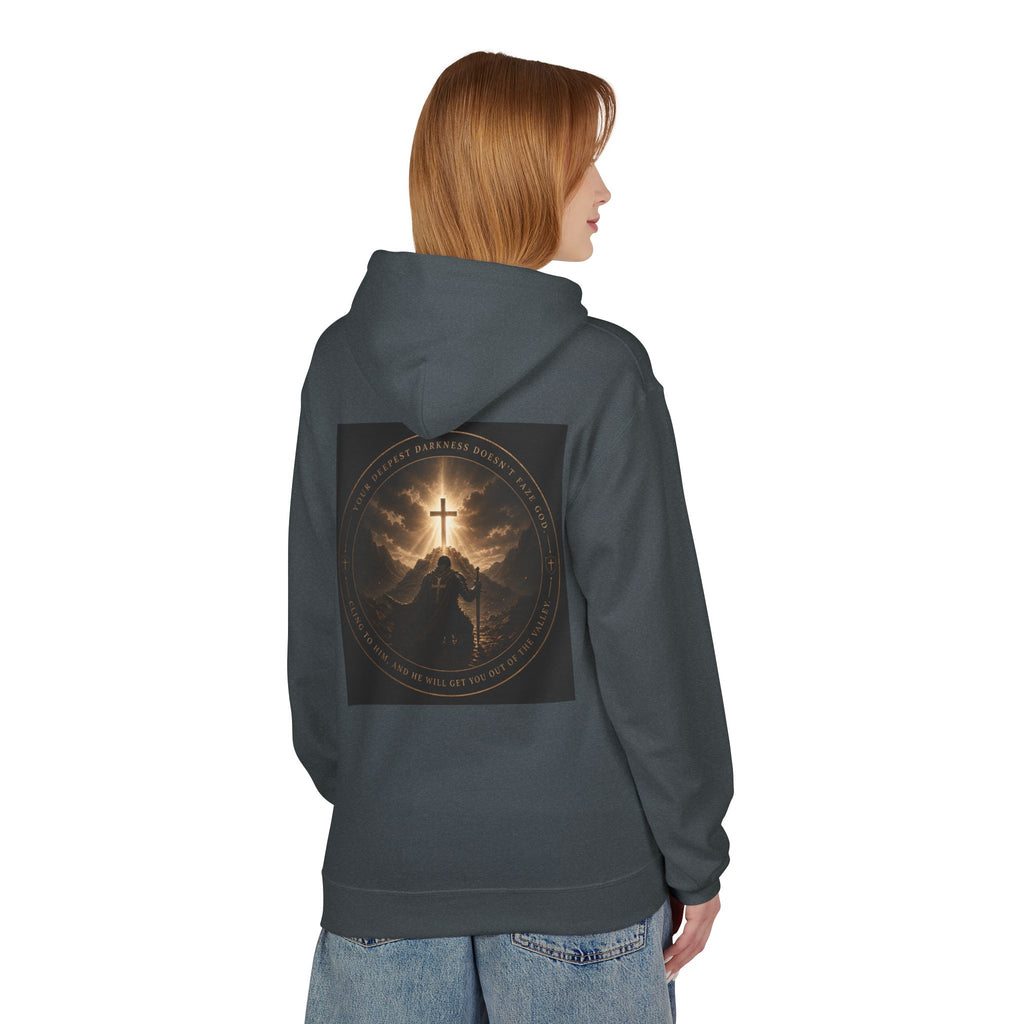 Christian Cross Hoodie — 'Stand by the Word' Inspirational Faith Sweatshirt