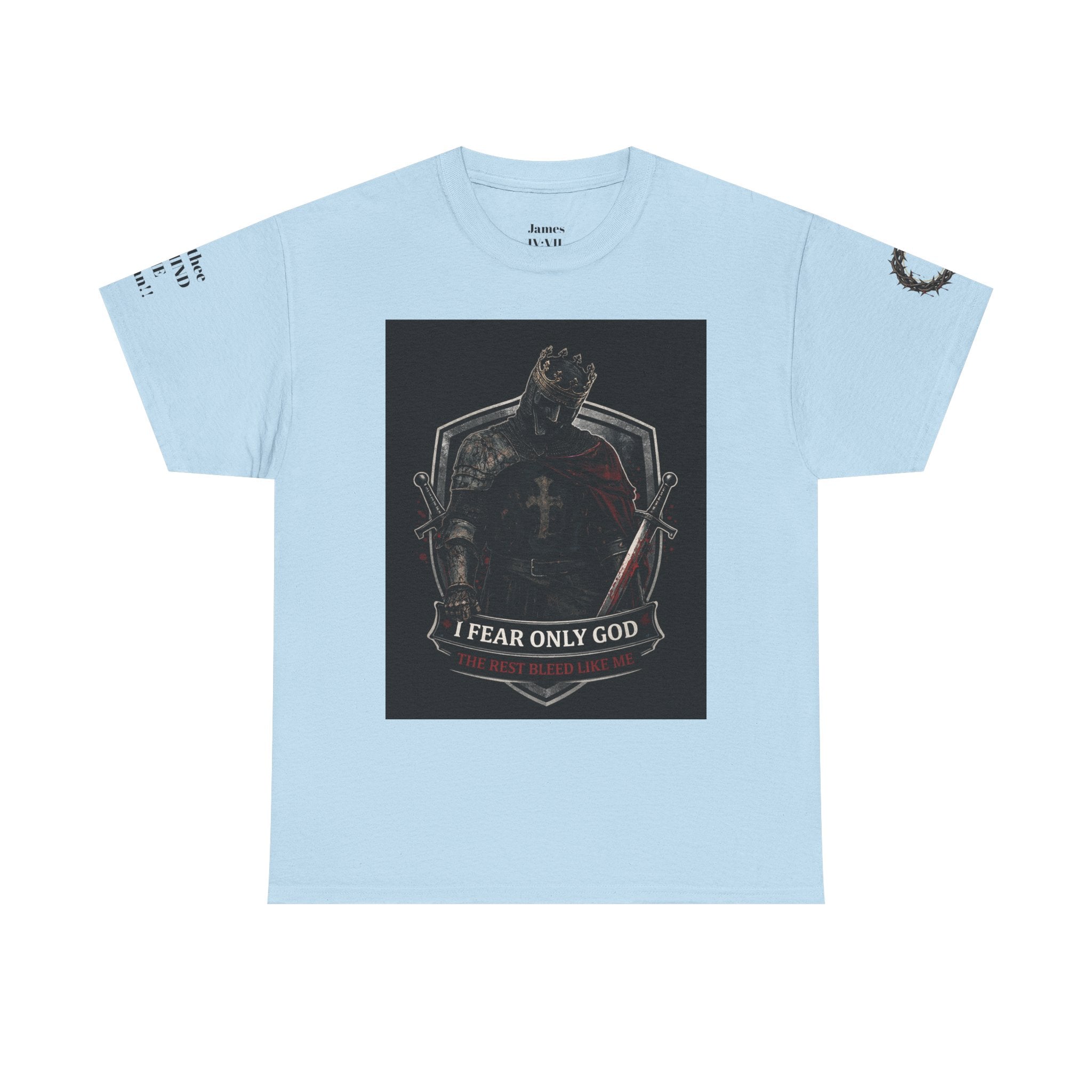 Fear Only God T-Shirt — Steadfast Valor Co. Knight Graphic Tee
