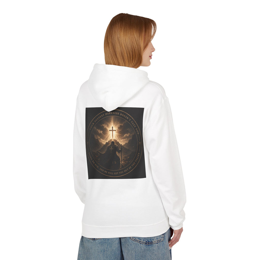 Christian Cross Hoodie — 'Stand by the Word' Inspirational Faith Sweatshirt