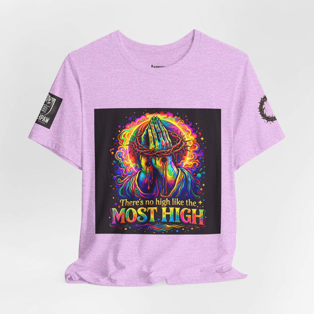 Psychedelic Jesus T‑Shirt – "There's No High Like the Most High" Graphic Tee