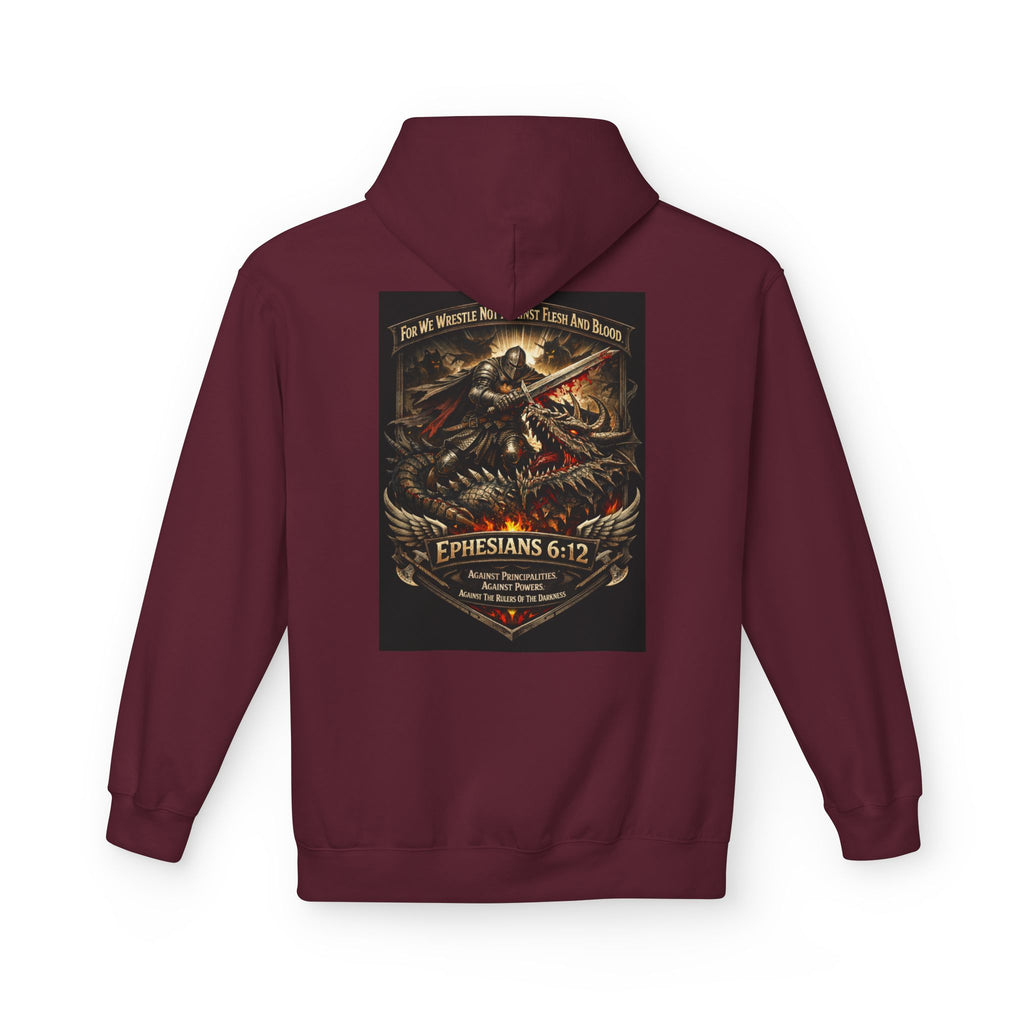 Christian Warrior Hoodie — "Stand Firm" Ephesians 6:12 Inspirational Gospel Hoodie
