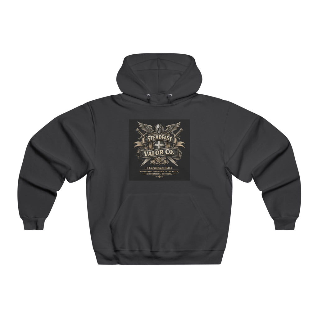 Hooded Sweatshirt — Retro Graphic Hoodie (Deus Vult / Southpaw)