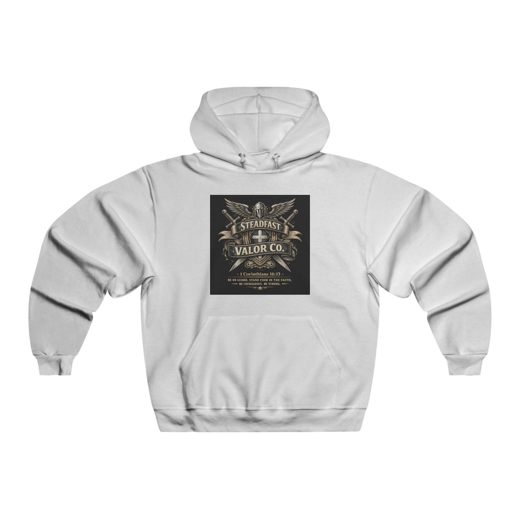 Hooded Sweatshirt — Retro Graphic Hoodie (Deus Vult / Southpaw)