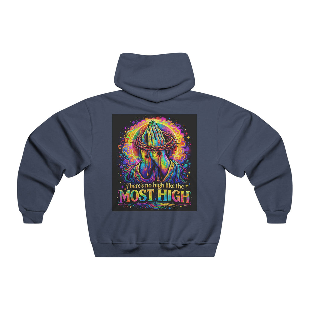Psychedelic Jesus Hoodie — "There's No High Like the Most High" Graphic Sweatshirt
