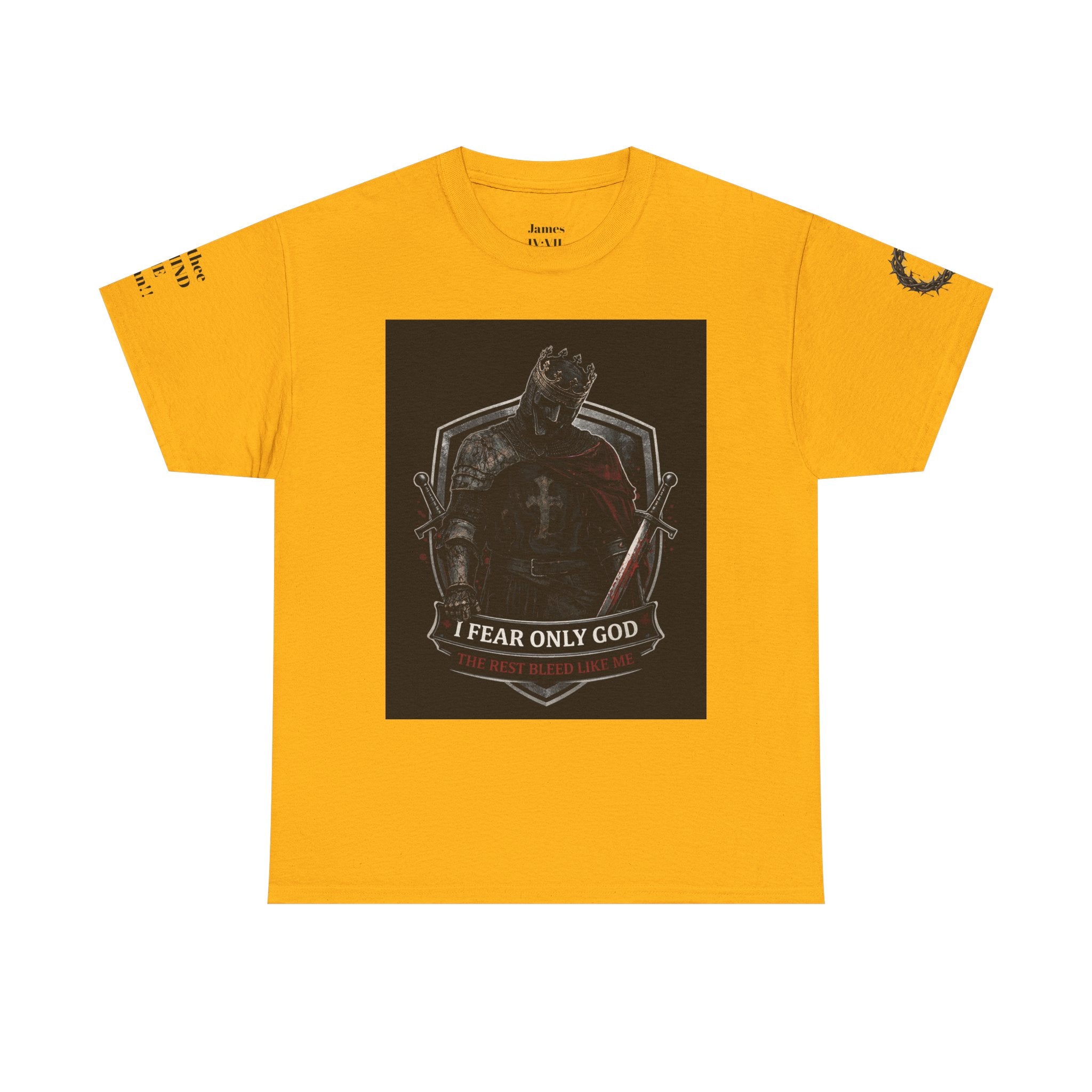 Fear Only God T-Shirt — Steadfast Valor Co. Knight Graphic Tee