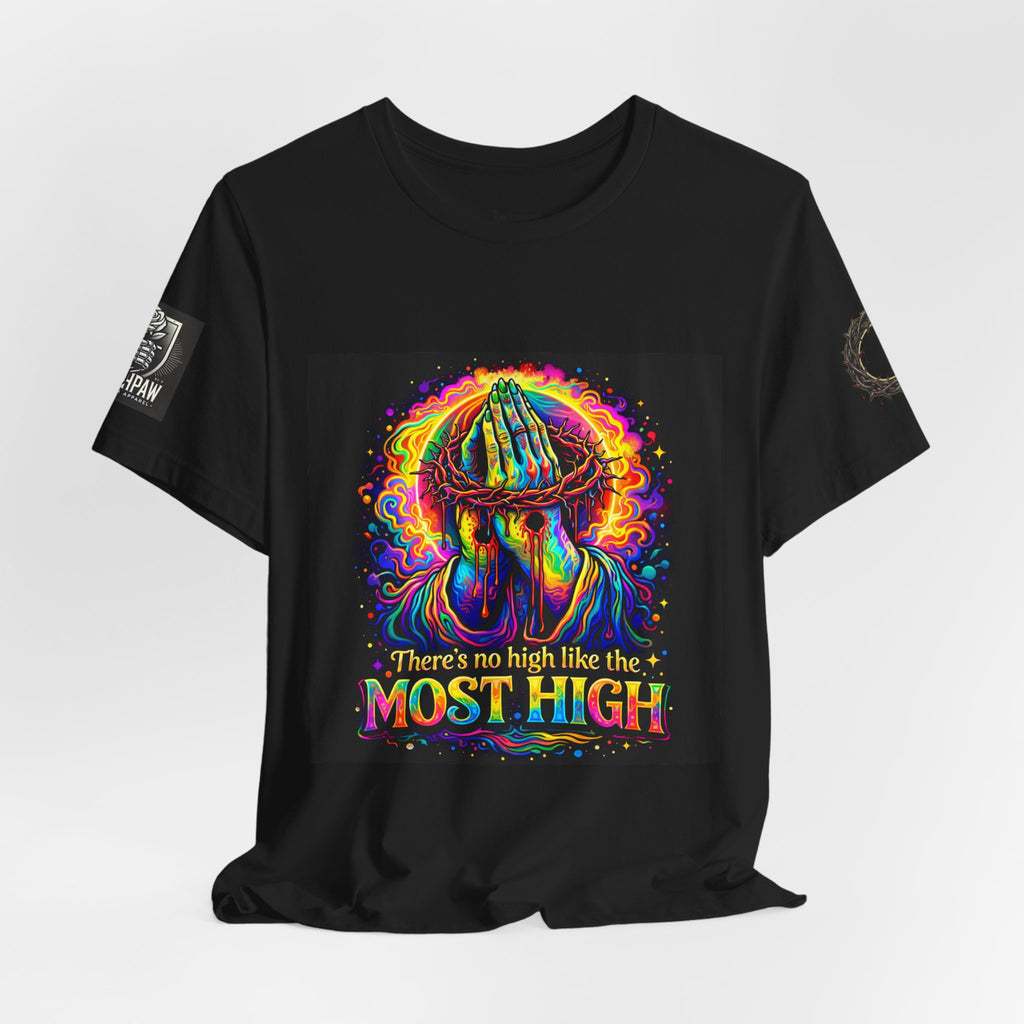 Psychedelic Jesus T‑Shirt – "There's No High Like the Most High" Graphic Tee