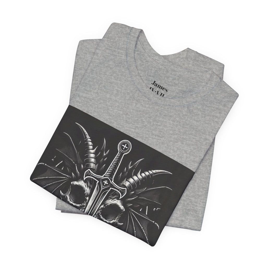 Defying Darkness Tee — "Aut Vincere, Aut Mori" Graphic T-Shirt