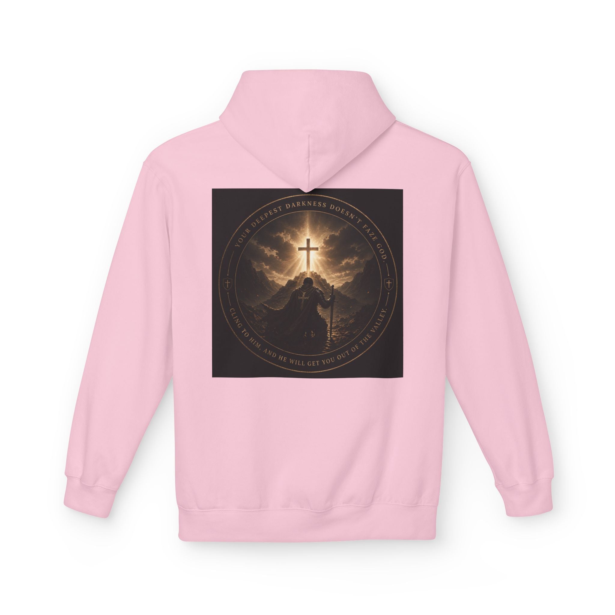 Christian Cross Hoodie — 'Stand by the Word' Inspirational Faith Sweatshirt