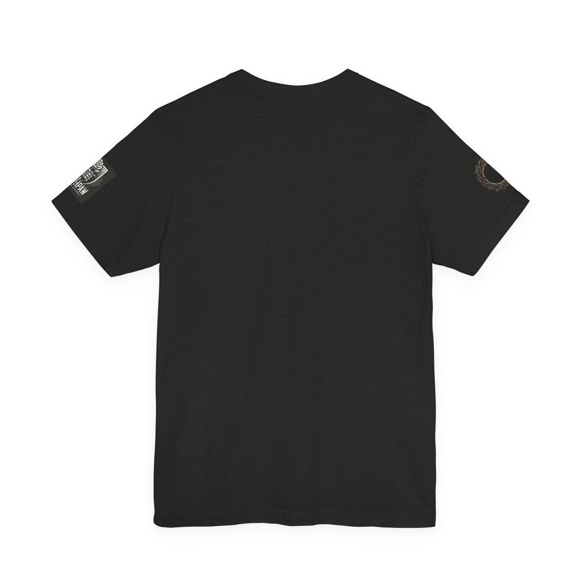Do Not Fear the Darkness Graphic Tee — 'James IV:VII' Hooded Figure Shirt